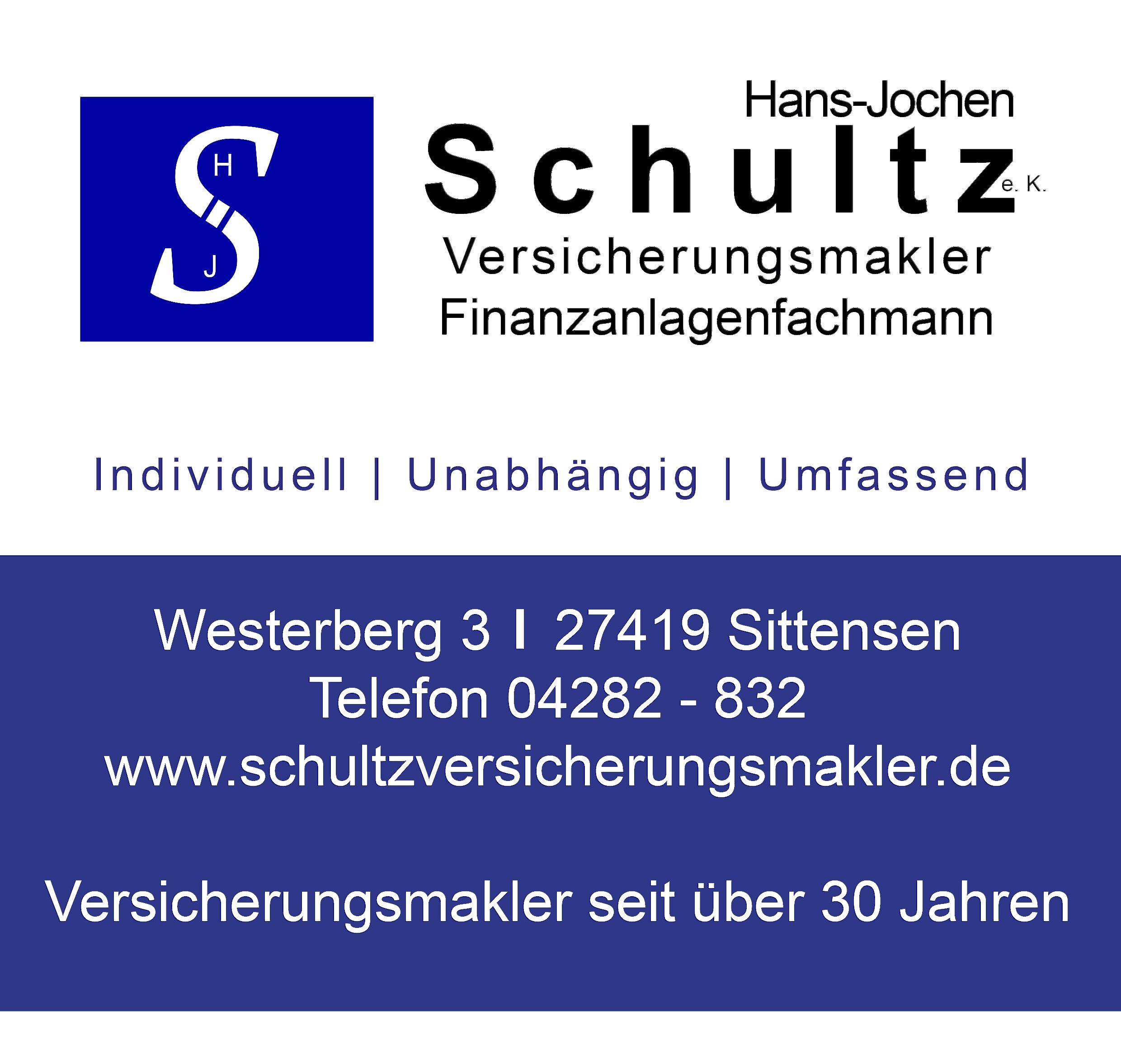 Werbung Hans-Jochen Schultz e.K.